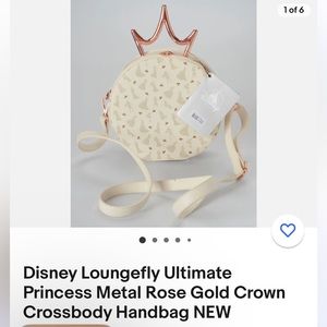 NWT Disney Loungefly ultimate princess cross body bag